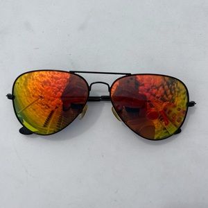 AQS ‘James’ Mirrored Aviator Sunglass